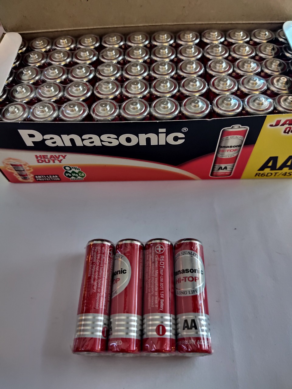 pin tiểu PANASONIC  AA [ VỈ 4 VIÊN]