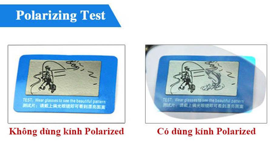 Tấm thử phân cực kính mắt - loại nhỏ