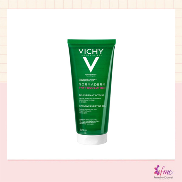 [MUA 1 TẶNG 1] Sữa rửa mặt Vichy Normaderm Phytosolution Intensive Purifying 200ml/400ml + Tặng 1 túi chườm giảm đau bụng