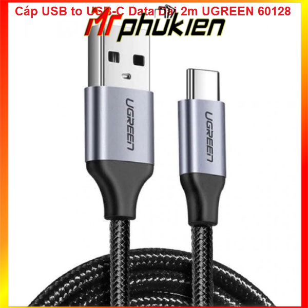 Cáp usb to usb-c data dài 2m ugreen 60128 - mrcomputer