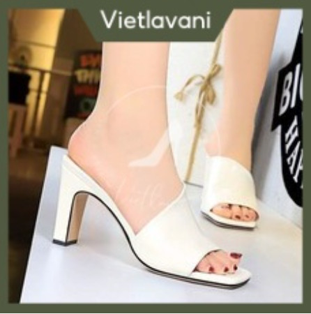 Giày nữ da bóng cao cấp 7 cm mã VTTH_D7