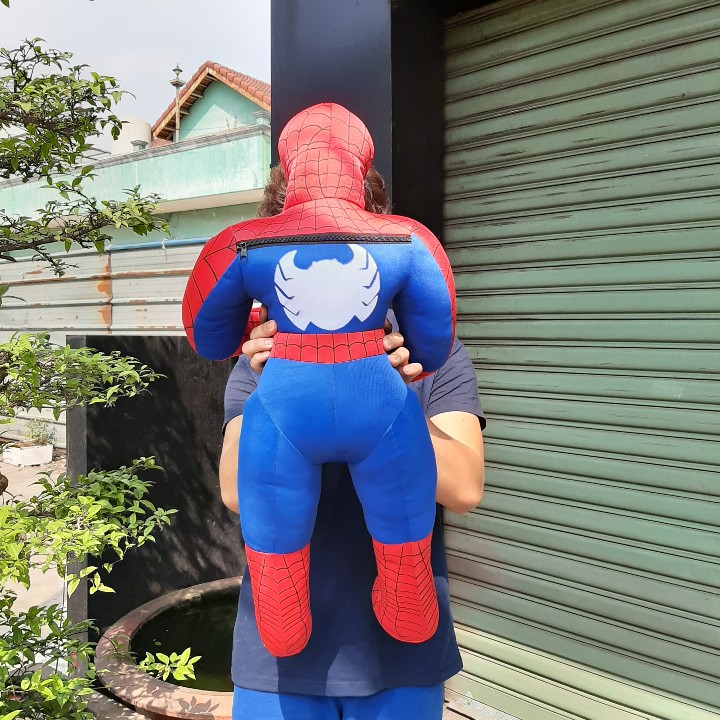 Superman Spider-Man Stuffed Toy 75cm High Quality – Super Big, Super Soft Spider-Man Teddy Bear – a Gift That Will Make Your Baby Love It from the Very First Glance