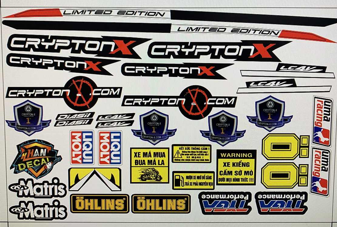 Tem exciter 2010 đen Crypton