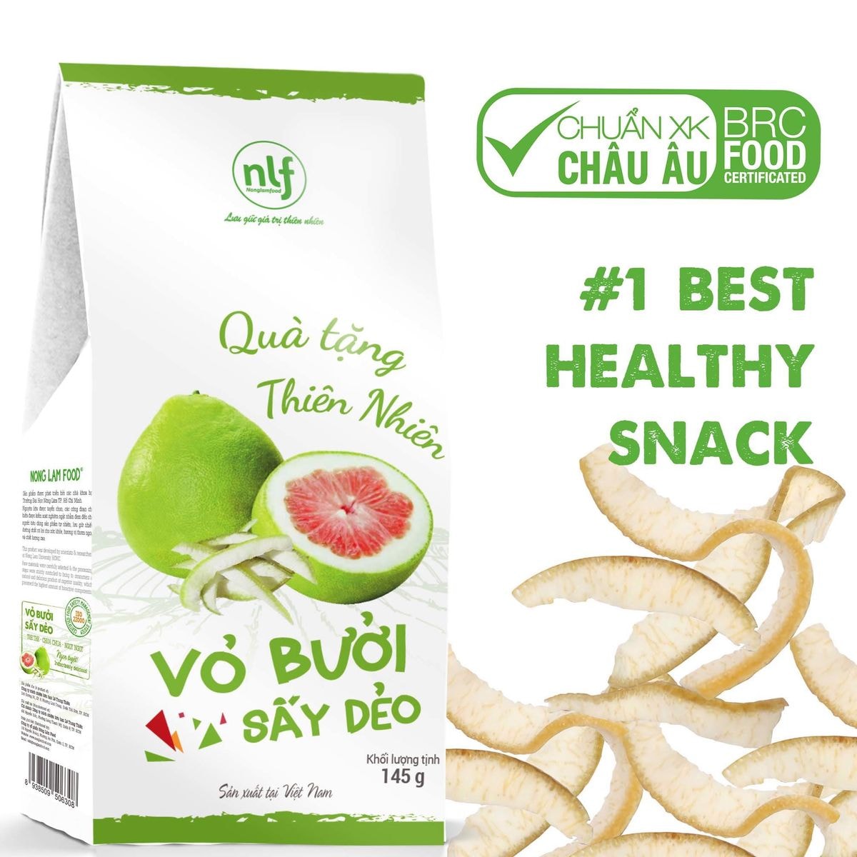 Vỏ bưởi sấy dẻo