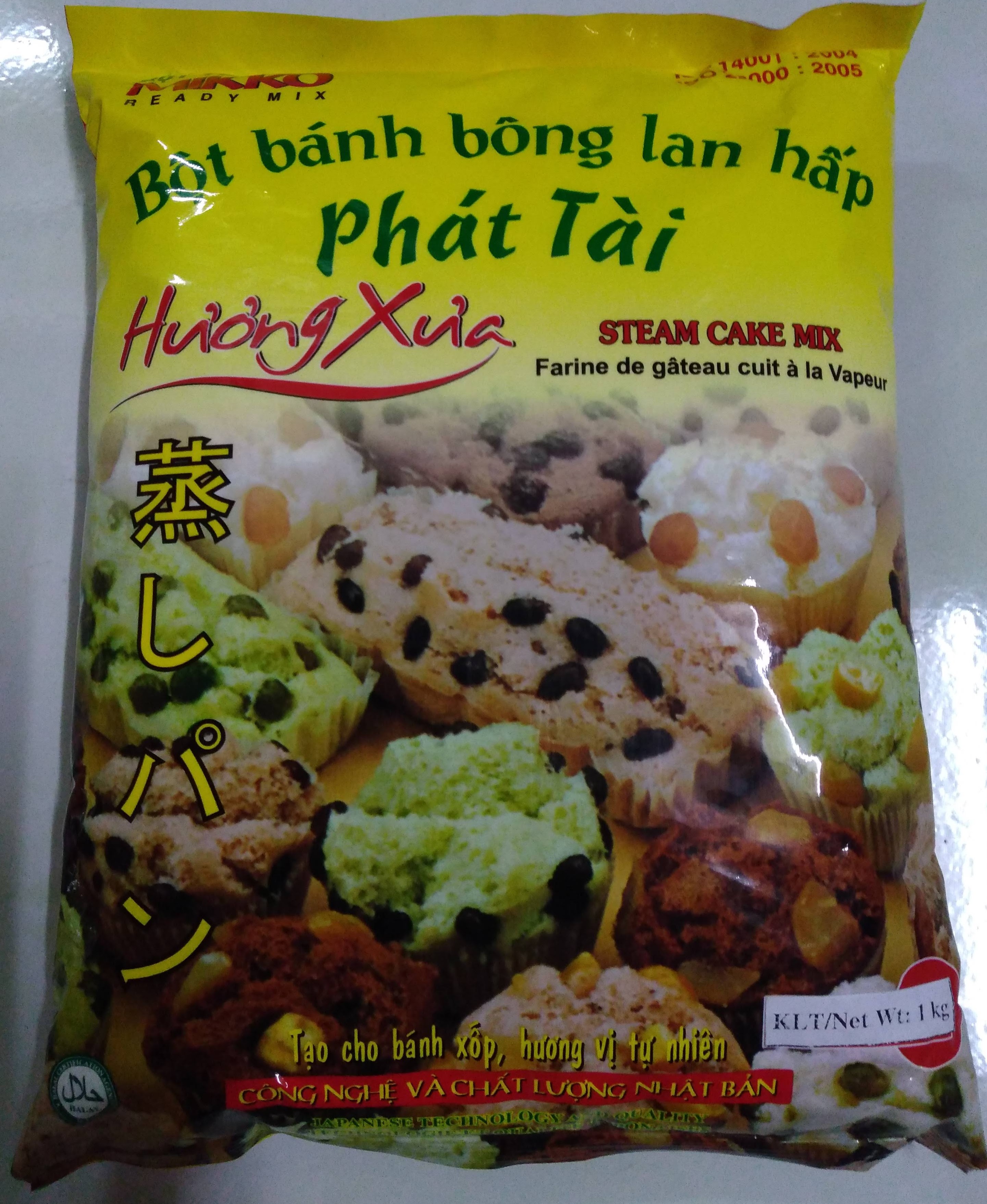 Bột bánh bông lan hấp phát tài MP5600 Mikko hương 1kg