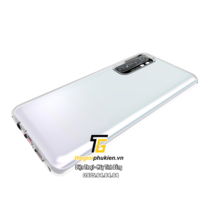 Ốp lưng Xiaomi Mi Note 10 Lite  silicon dẻo trong suốt