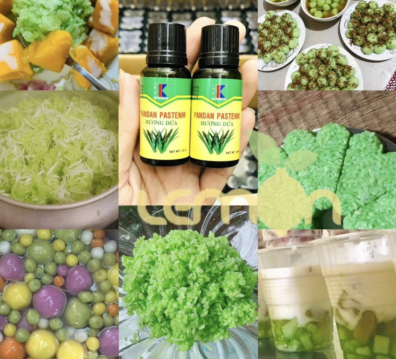 Hương lá dứa 20 ml/chai