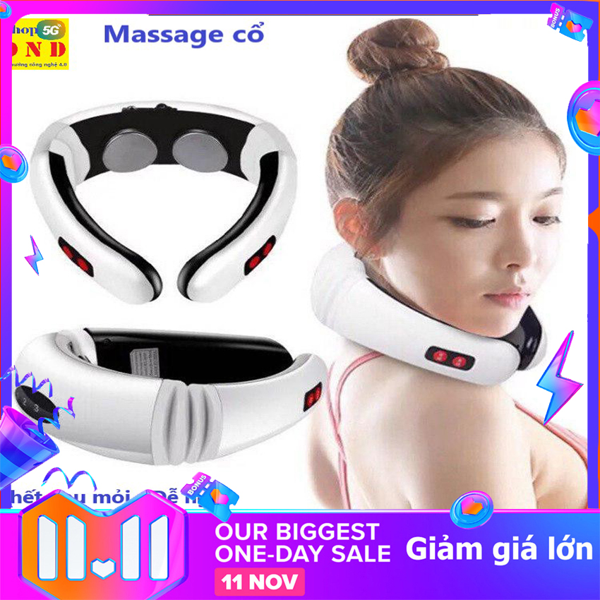 Máy Masage Vai Gáy Chữ C, Máy Massage Cổ Vai Gáy 3D, Máy Matxa Trị Liệu