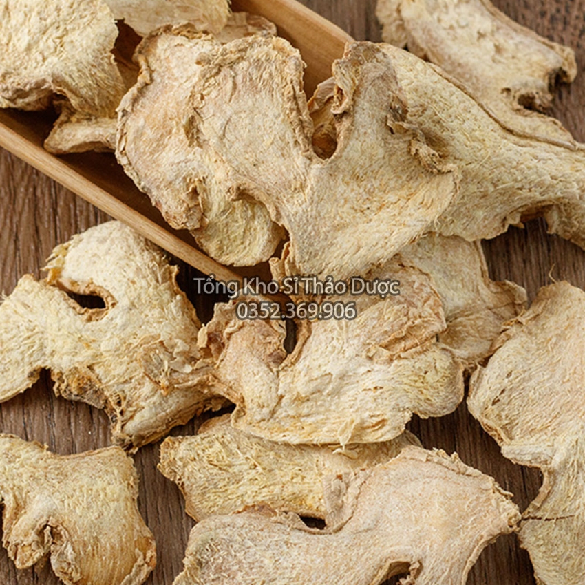 Gừng Khô Thái Lát 500g (Can Khương) - Thơm Sạch