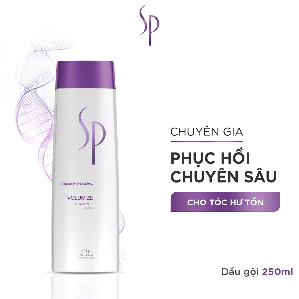[HCM]Dầu Gội Làm Dày Tóc Sp Wella Volume Shampoo 250Ml