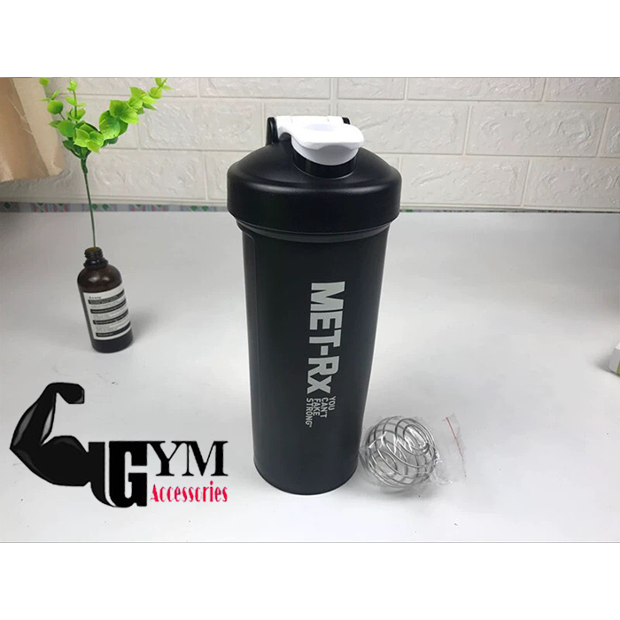 Bình nước 1 Lít thể thao bình lắc Shake bottle Met RX 1 lít