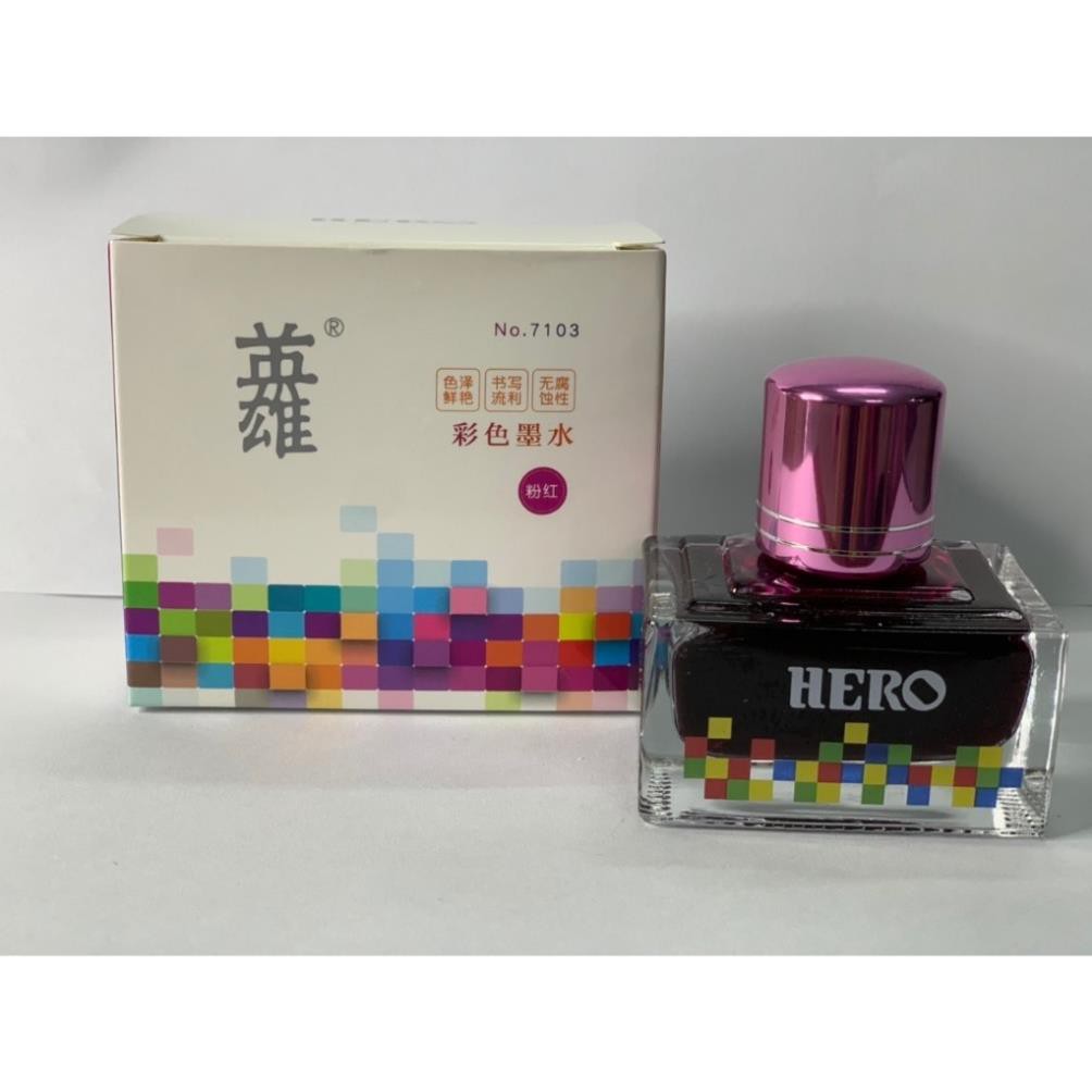 Mực tím Hero cao cấp - Mực nhanh khô - không lắng cặn