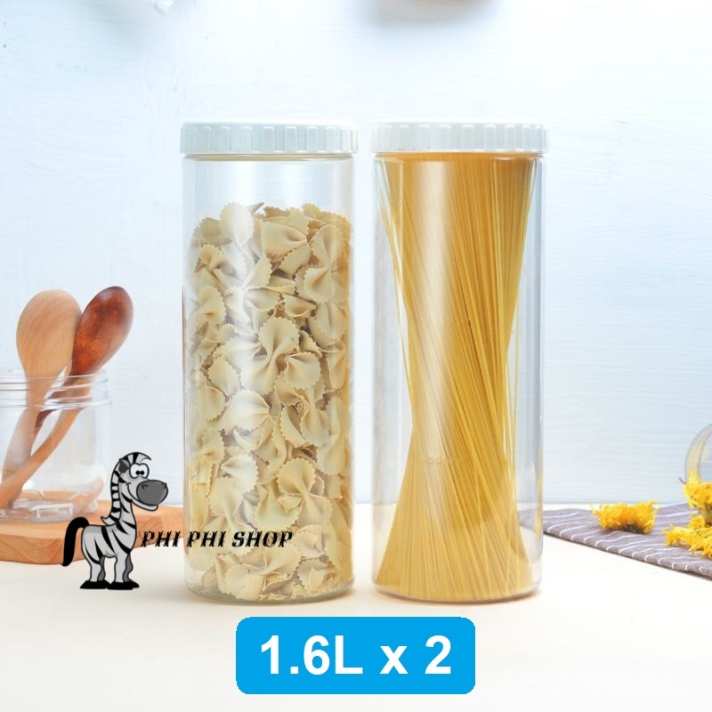 Bộ 2 hộp bảo quản thực phẩm lock&lock interlock dung tích 1.6l inl303