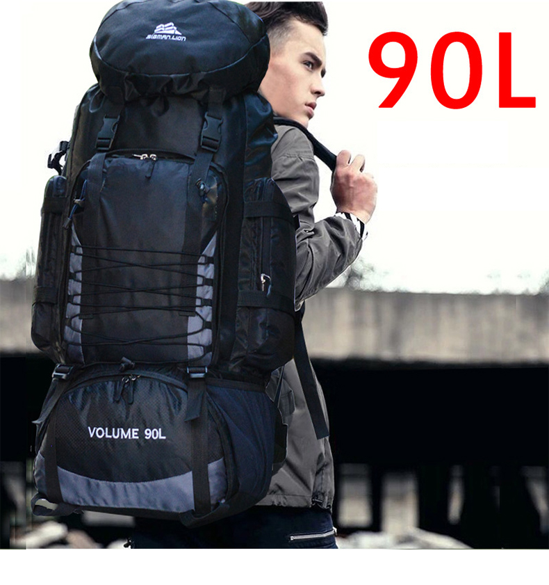 Smart store - ba lô đi phượt du lịch 90l sigmanlion®️ backpack superxxl 1045-2020