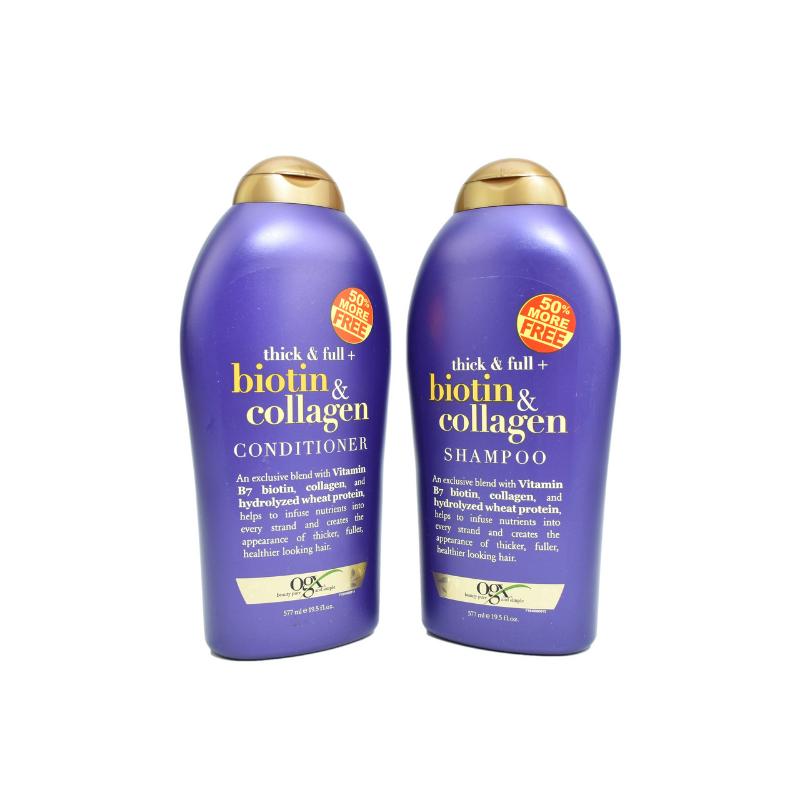 DẦU XẢ KÍCH THÍCH MỌC TÓC BIOTIN & COLLAGEN OGX 577ml