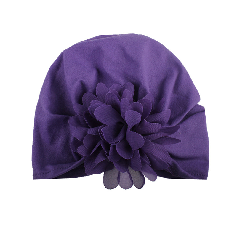Mũ turban hoa cho bé gái