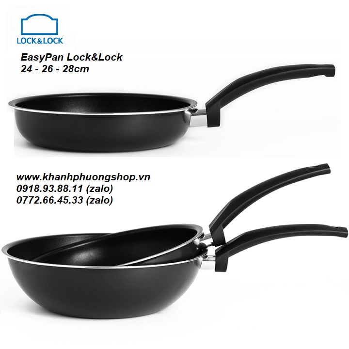 chảo lock&lock easypan 20,24,26,28cm - chảo lock&lock easypan