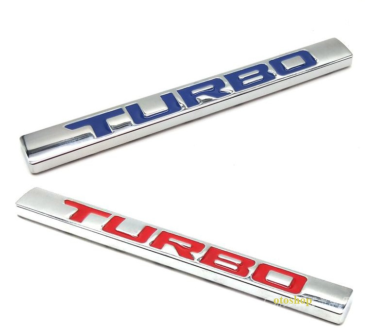 [HCM]Tem chữ TURBO dán trang trí xe ô tô