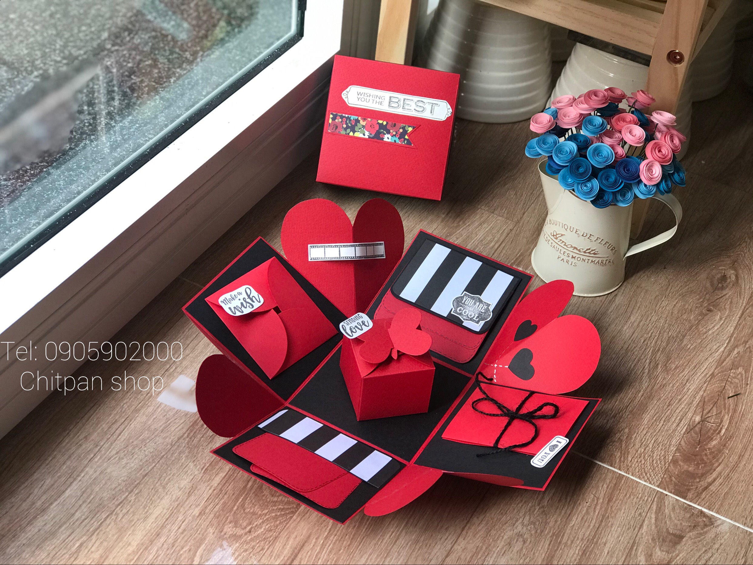 Hộp quà dán ảnh LOVEBOX 10cm