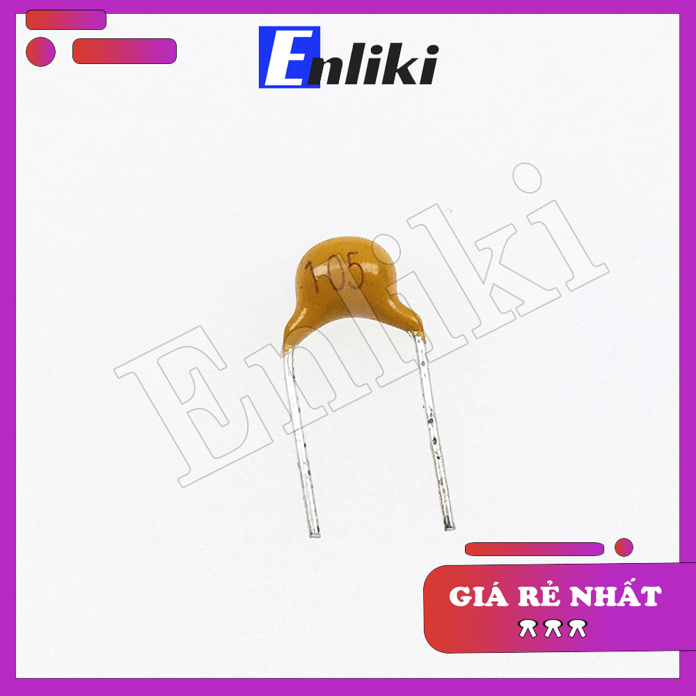 5 Chiếc Tụ Gốm Vàng 1uF 50V 105