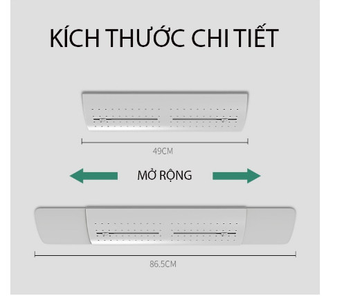Tấm chắn gió điều hòa, máy lạnh