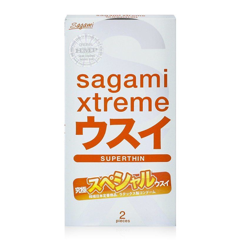Bao cao su sagami siêu mỏng SuperThin (Hộp 2c)