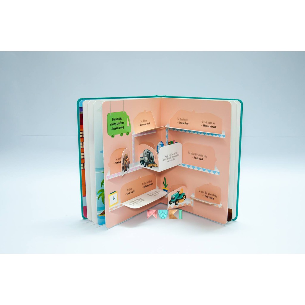 Sách - Lift the flap - Lật mở khám phá - (các phương tiện g.th)