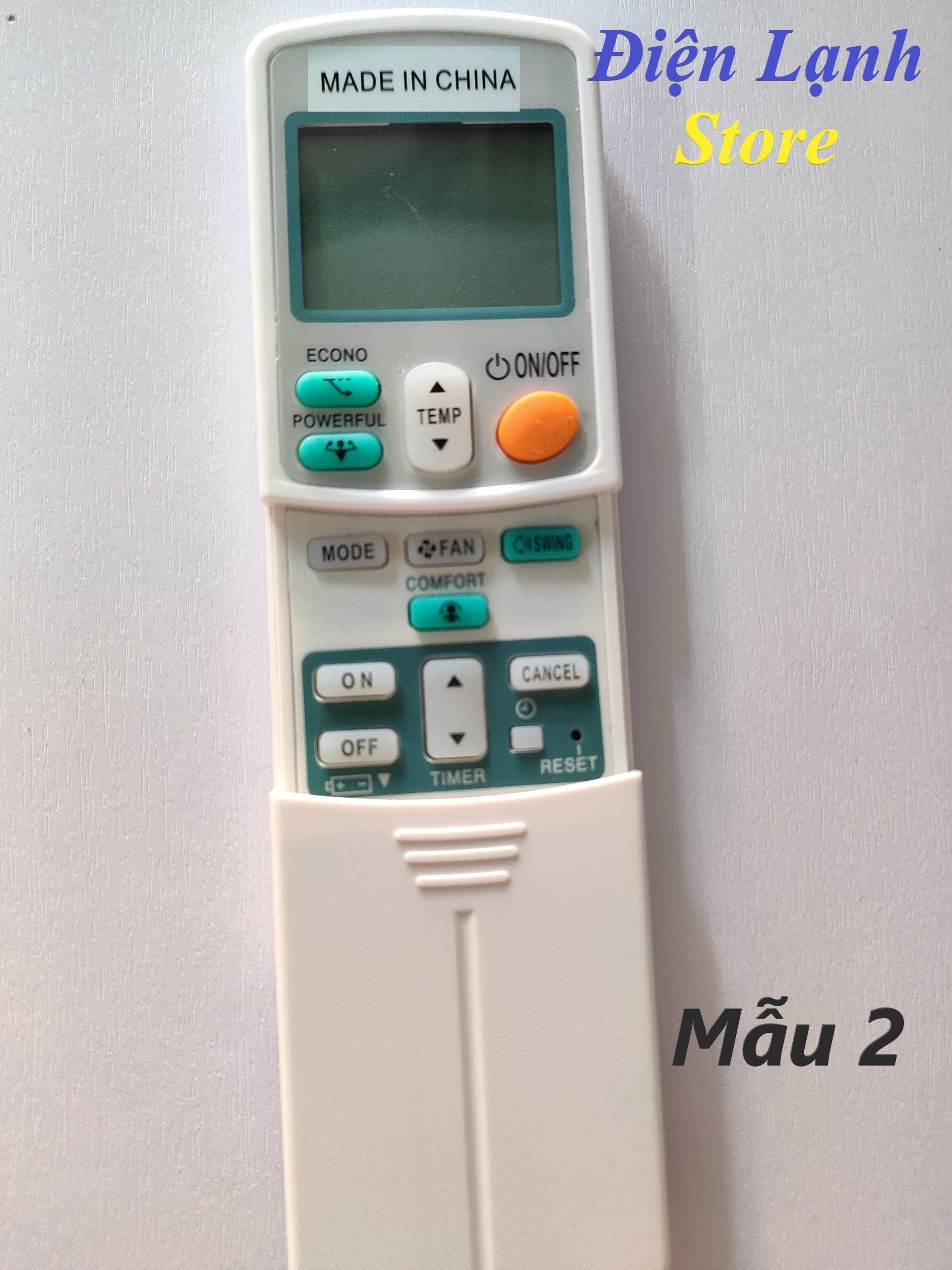 Remote máy lạnh Đai King các loại. (tặng kèm cặp pin).