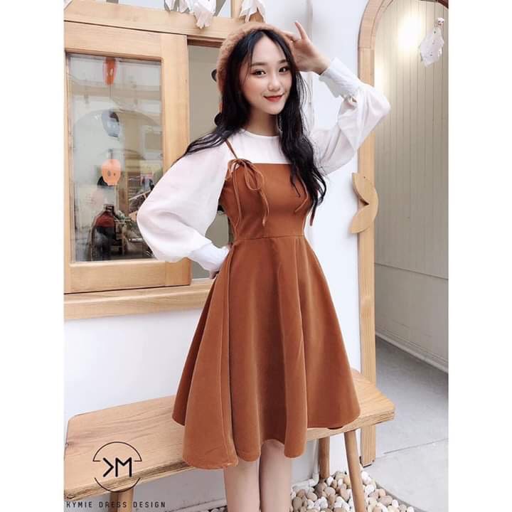 [HCM]Sét yếm váy  và áo thun