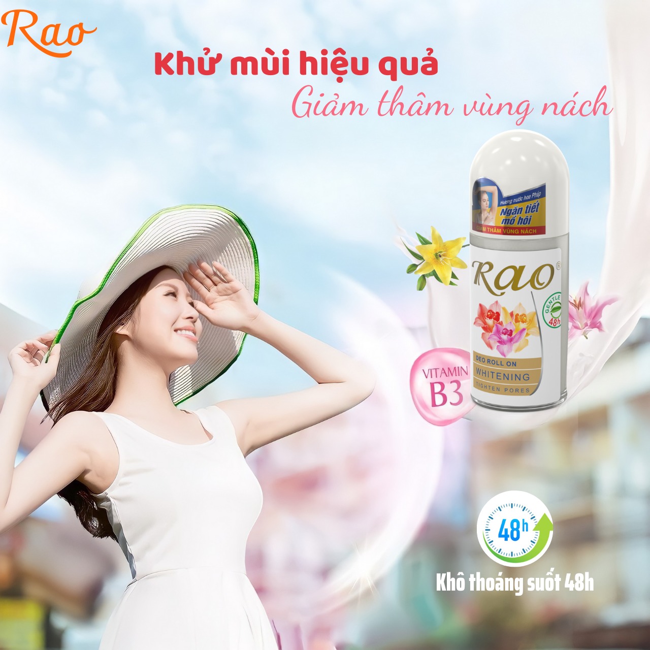 Lăn khử mùi RAO 25ml 50ml