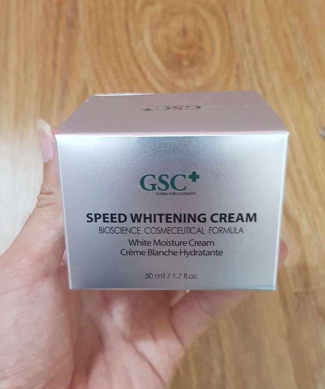 Kem dưỡng trắng da mặt GSC