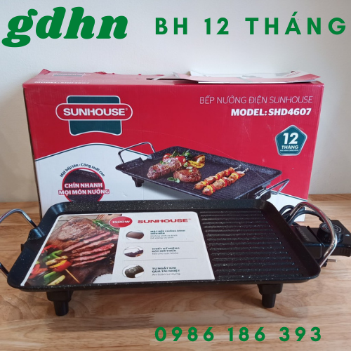 Bếp nướng điện SUNHOUSE SHD4607 1500W