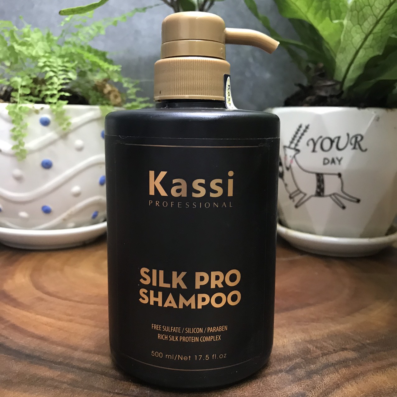 [HCM]Dầu gội phục hồi tóc hư tổn Kassi Silk Pro 500ml