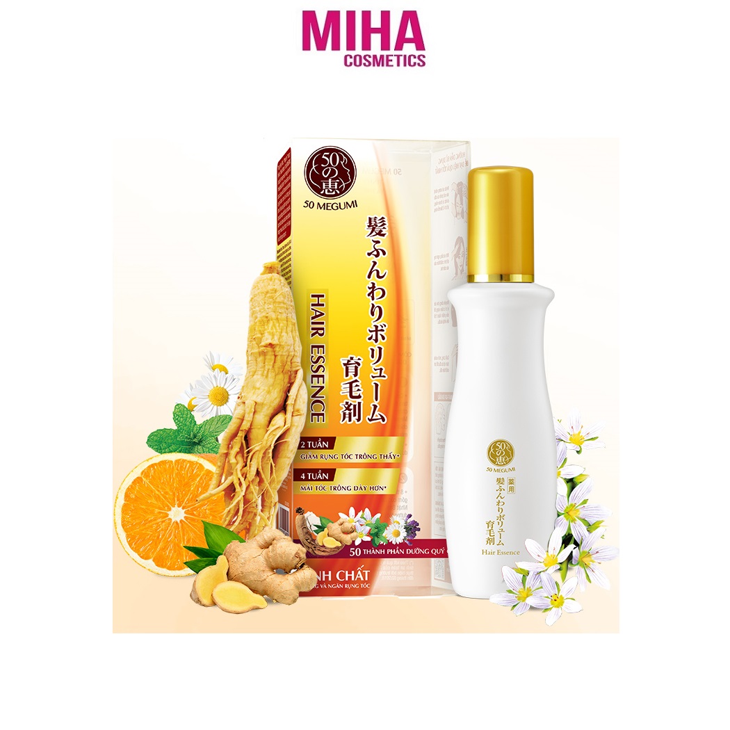 Tinh Chất Dưỡng Ngăn Rụng Tóc 50 Megumi Hair Essence 120ml