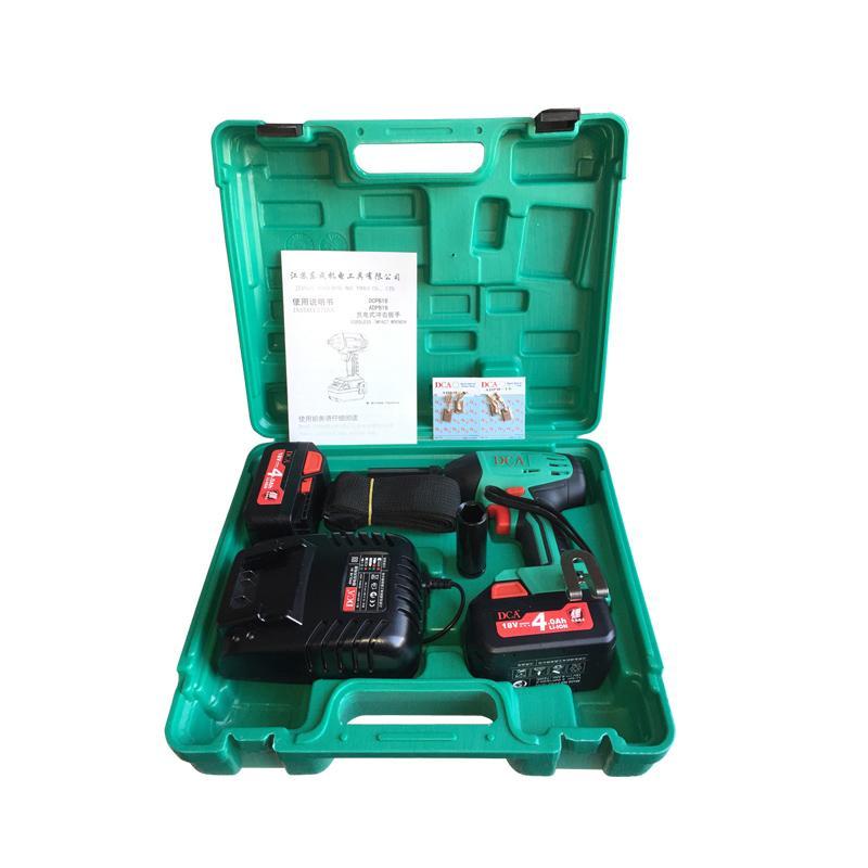 Máy vặn bu 18V lông dùng pin DCA ADPB16E (Xanh)