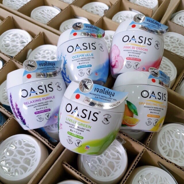 Sáp thơm đuổi muỗi oasis 180g thái lan - cam