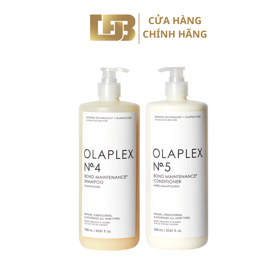 Dầu gội xả olaplex no4 và no5 hàn gắn liên kết lưu huỳnh 250ml - 1000ml
