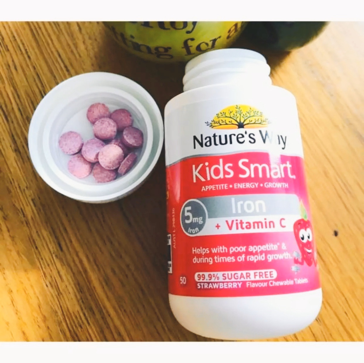 [HCM]??Kẹo NATURE’S WAY Kids Smart Iron + VitaminC??  nhập Úc