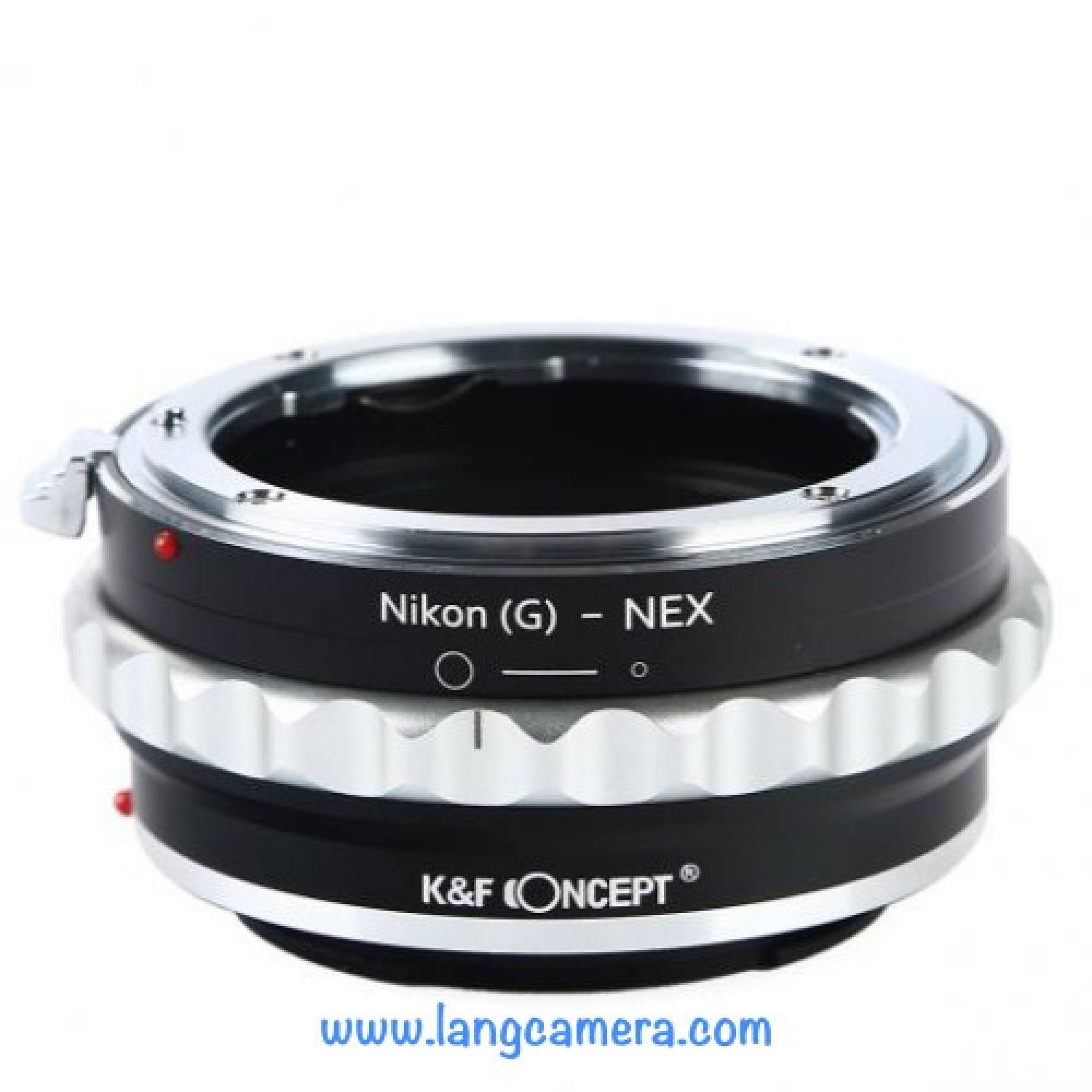 Ngàm chuyển Nikon(G)-Nex PRO - Hiệu K&F Concept