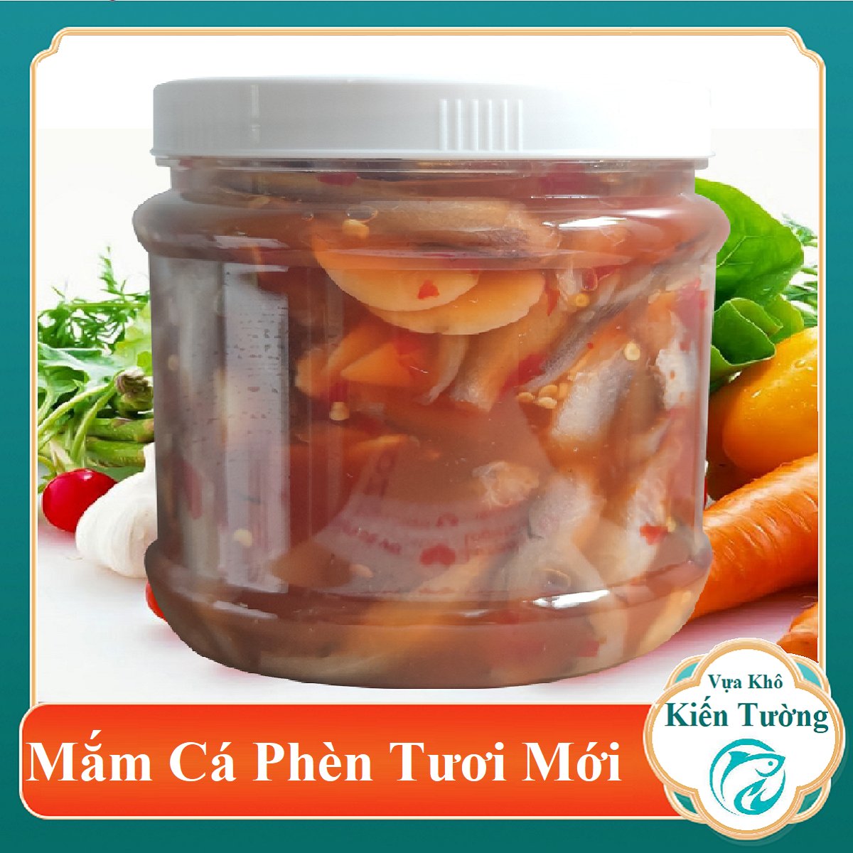 MẮM CÁ PHÈN - MÓN ĂN DÂN DÃ NGON NHƯ Ý. HŨ  500GR-Vựa Khô Kiến Tường