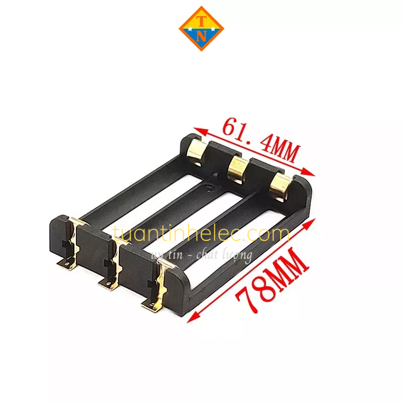 Đế pin 18650 loại tốt # pin