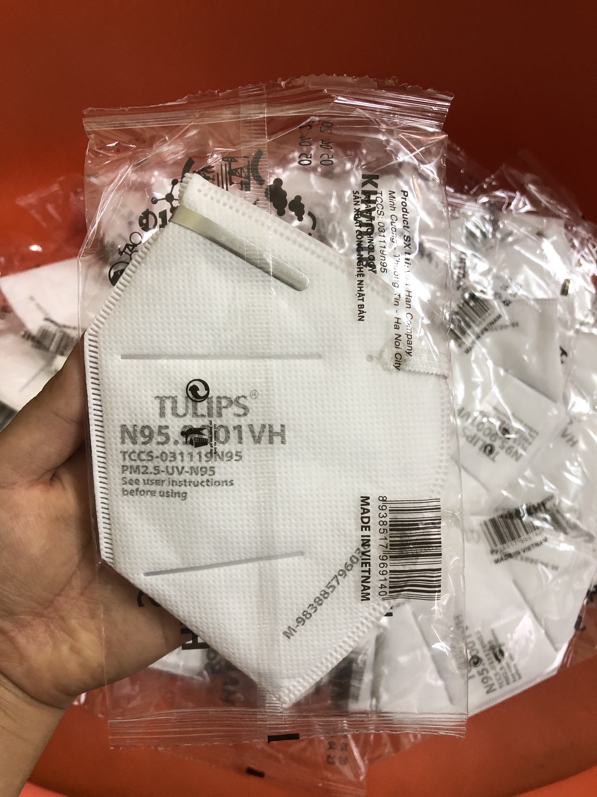 Khẩu trang y tế N95 9001 VH