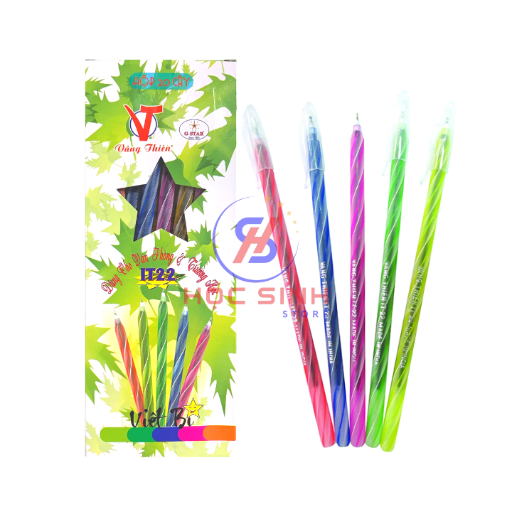 Hộp 20 cây viết nến 0.5mm gstar it 22 mực xanh ấn độ