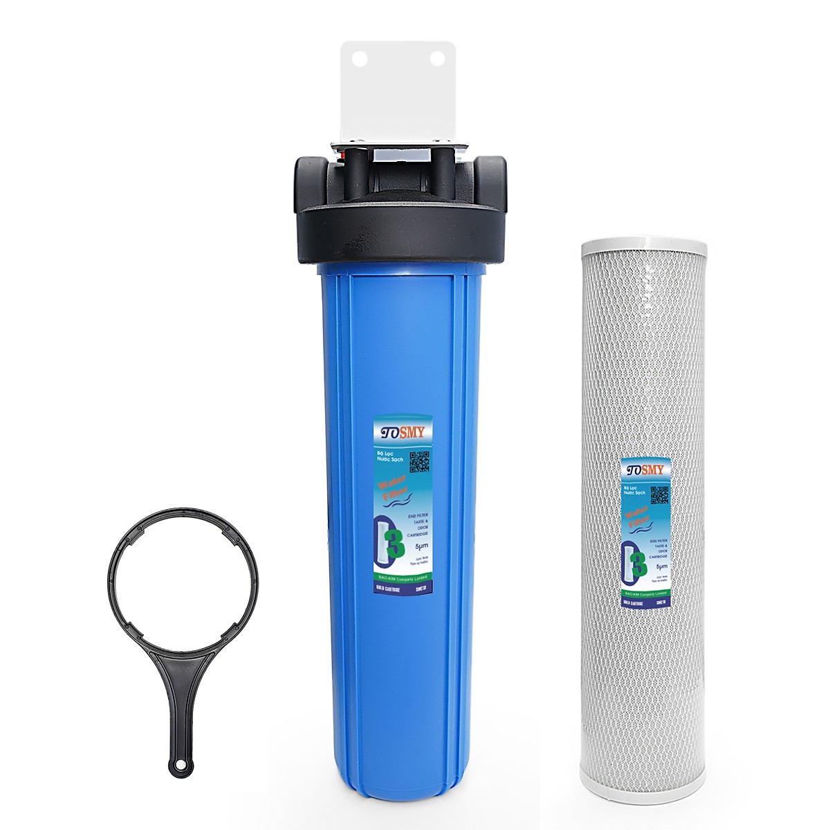 Bộ  cốc lọc 20 inch béo  (lõi lọc CTO)