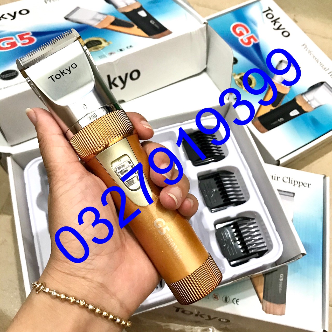 Tông đơ cắt tóc cao cấp TOKYO G5 2 pin