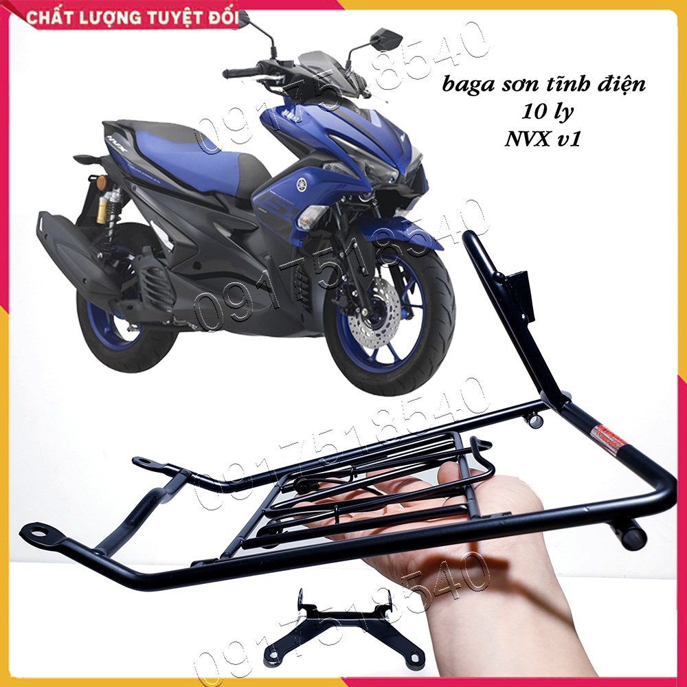 Baga nvx v1 2016 - 2020 dầy 10 ly đen sơn tĩnh điện