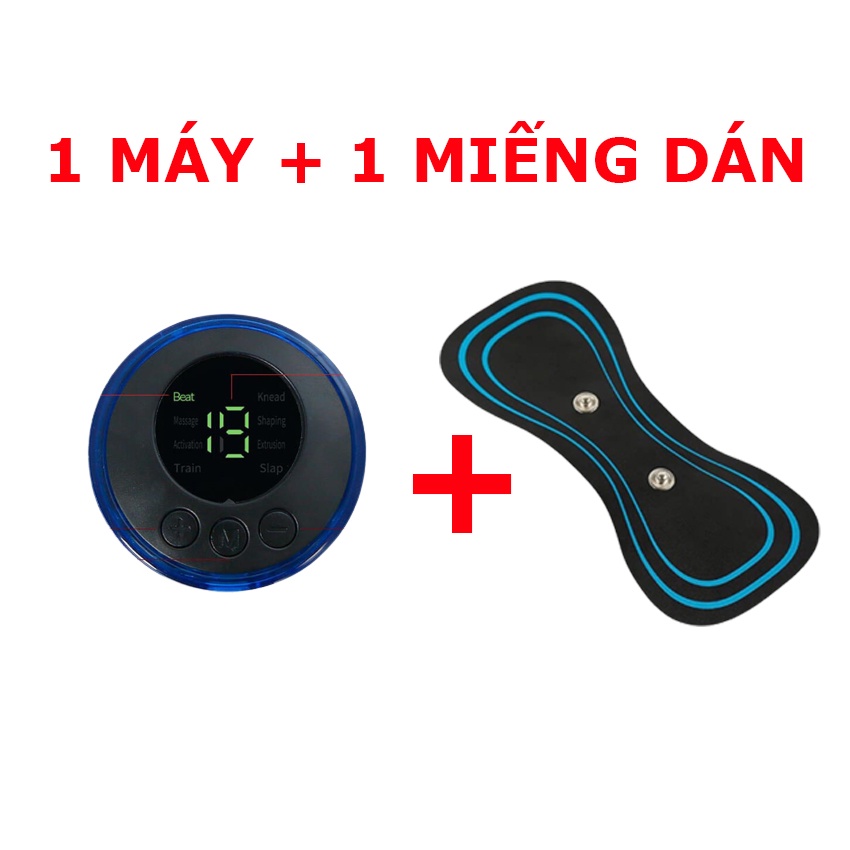 Máy massage xung điện cánh bướm, massage toàn thân 8 chế độ-19 cường độ giảm đau nhức .đtvm