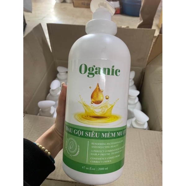 COMBO GỘI XẢ OGANIC 2000ml