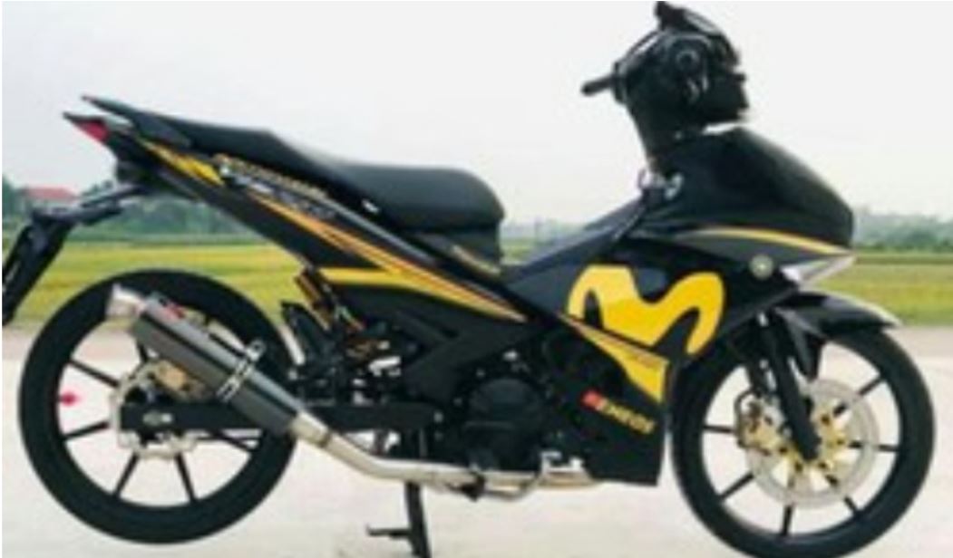 Tem Rời Exciter 150 #2  - Tem dán Exciter 3 lớp cao cấp