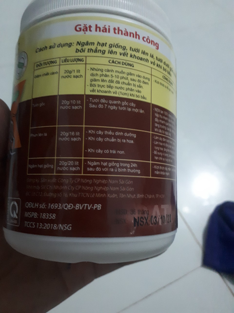 phân bón ra rễ cực nhanh N3M